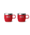 Espresso 6oz Mug (2 pack) in Rescue Red