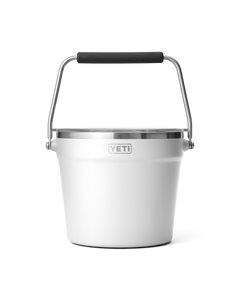 Rambler 7.6L Beverage Bucket with Lid in White