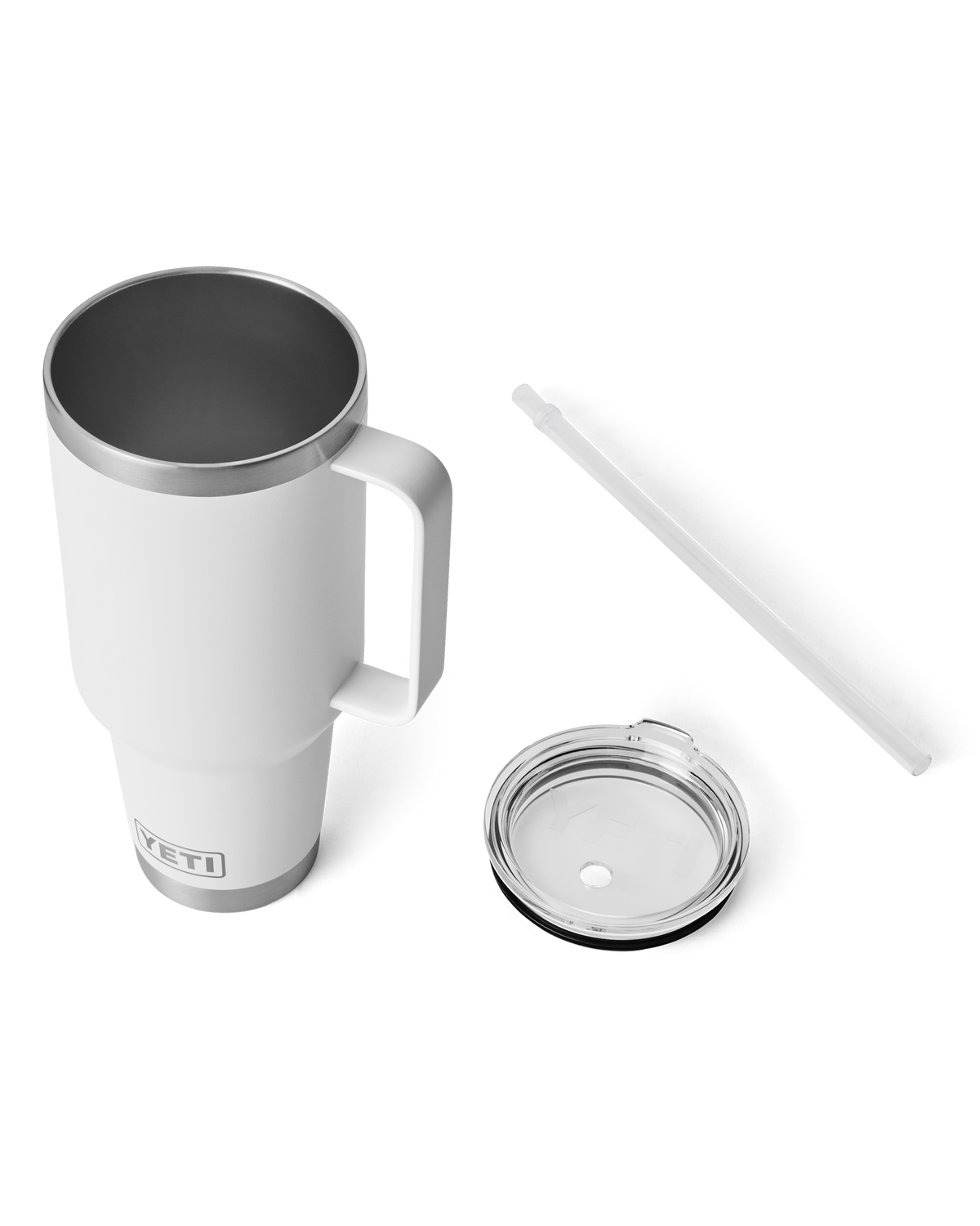 Rambler 42oz Straw Mug in White