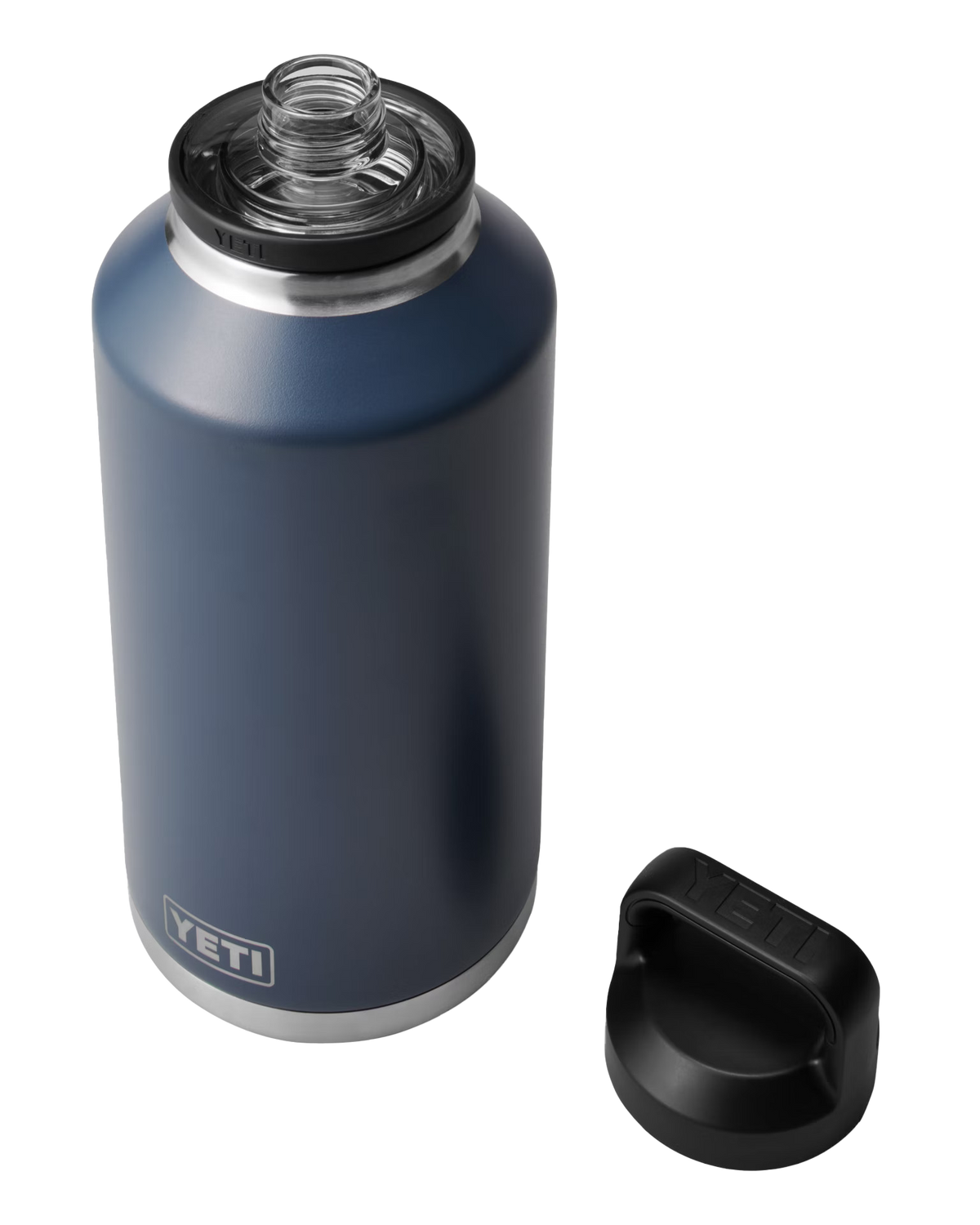 The Yeti Rambler 64oz Bottle with Chug Cap in Navy
