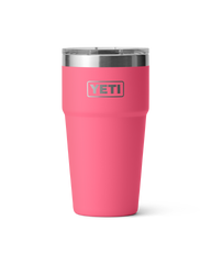 The Yeti Rambler 20oz Stackable Cup in Tropical Pink