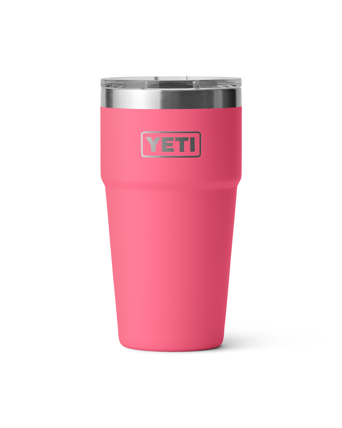 The Yeti Rambler 20oz Stackable Cup in Tropical Pink