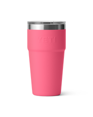 The Yeti Rambler 20oz Stackable Cup in Tropical Pink