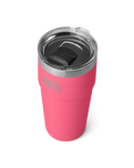 The Yeti Rambler 20oz Stackable Cup in Tropical Pink