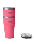 The Yeti Rambler 20oz Stackable Cup in Tropical Pink