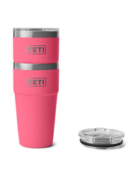 The Yeti Rambler 20oz Stackable Cup in Tropical Pink