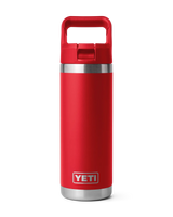 Rambler 18oz Straw Bottle in Rescue Red