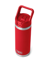 Rambler 18oz Straw Bottle in Rescue Red