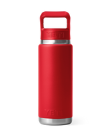 Rambler 26oz Bottle with Straw Cap in Rescue Red