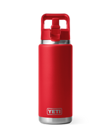 Rambler 26oz Bottle with Straw Cap in Rescue Red