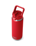 Rambler 26oz Bottle with Straw Cap in Rescue Red