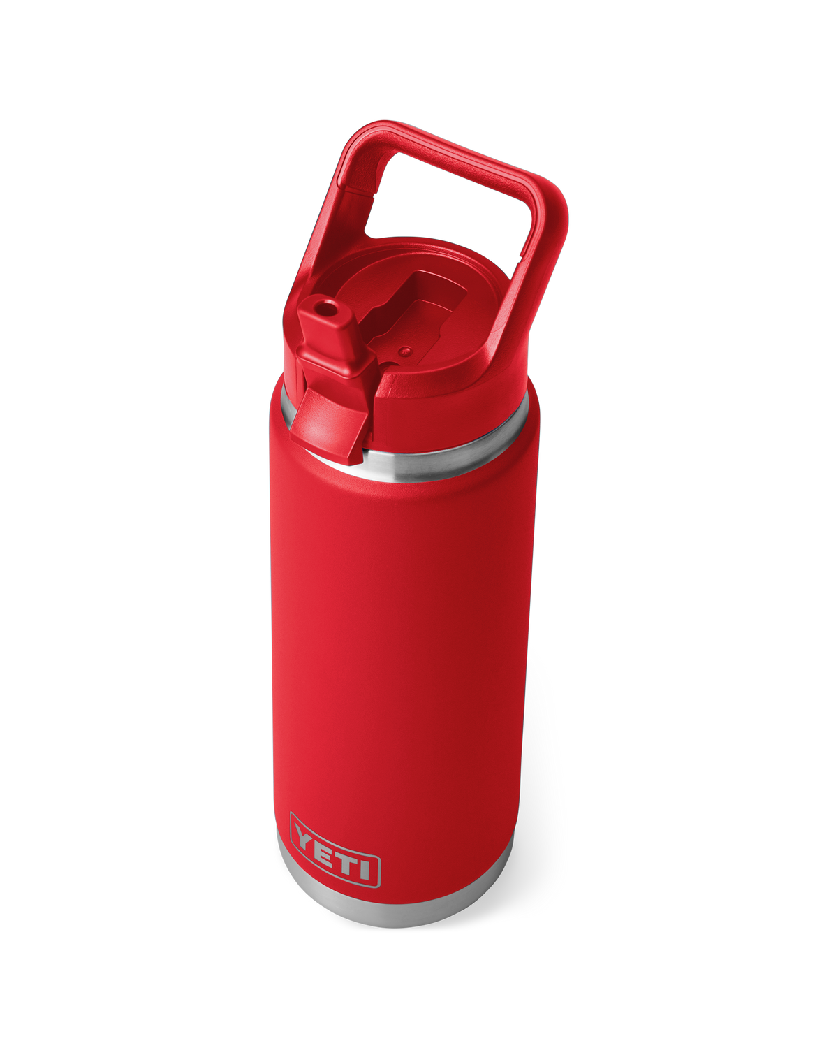 Rambler 26oz Bottle with Straw Cap in Rescue Red
