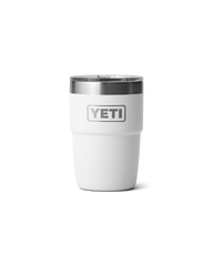 Rambler 8oz Stackable Tumbler with DuraSip™ Ceramic Lining in White