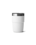 Rambler 8oz Stackable Tumbler with DuraSip™ Ceramic Lining in White