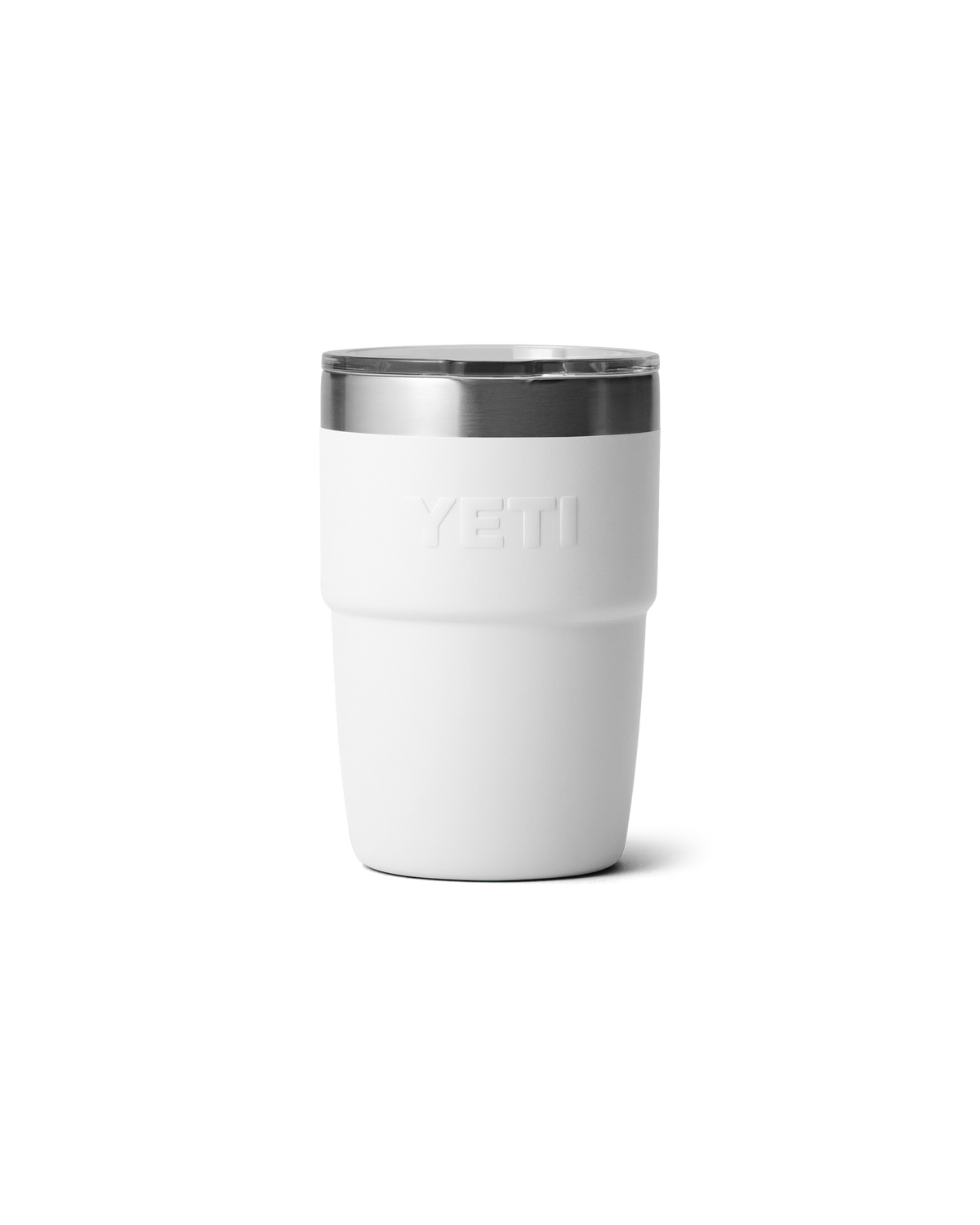 Rambler 8oz Stackable Tumbler with DuraSip™ Ceramic Lining in White
