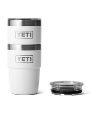 Rambler 8oz Stackable Tumbler with DuraSip™ Ceramic Lining in White
