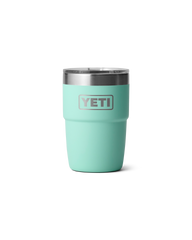 Rambler 8oz Stackable Tumbler with DuraSip™ Ceramic Lining in Seafoam