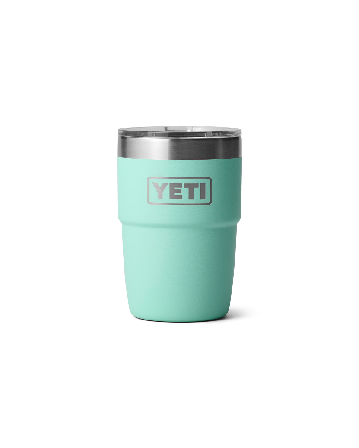 Rambler 8oz Stackable Tumbler with DuraSip™ Ceramic Lining in Seafoam