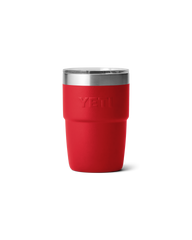 Rambler 8oz Stackable Tumbler with DuraSip™ Ceramic Lining in Rescue Red