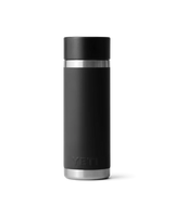 The Yeti Rambler 18oz Bottle With Hotshot Cap in Black