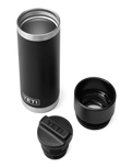 The Yeti Rambler 18oz Bottle With Hotshot Cap in Black