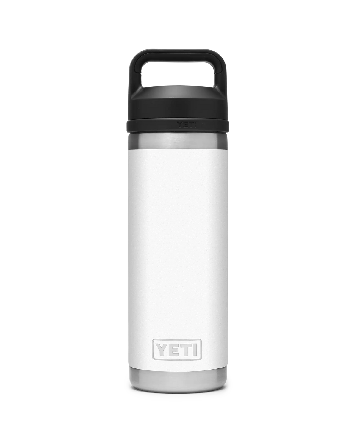 The Yeti Rambler 18oz Bottle with Chug Cap in White | Available at Anns Cottage