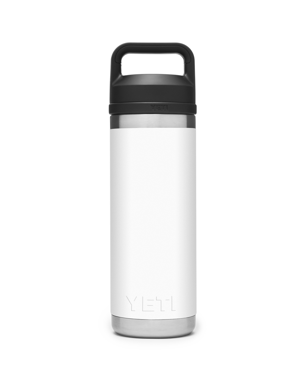 The Yeti Rambler 18oz Bottle with Chug Cap in White | Available at Anns Cottage