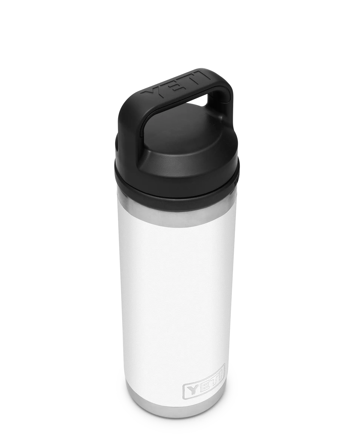 The Yeti Rambler 18oz Bottle with Chug Cap in White | Available at Anns Cottage
