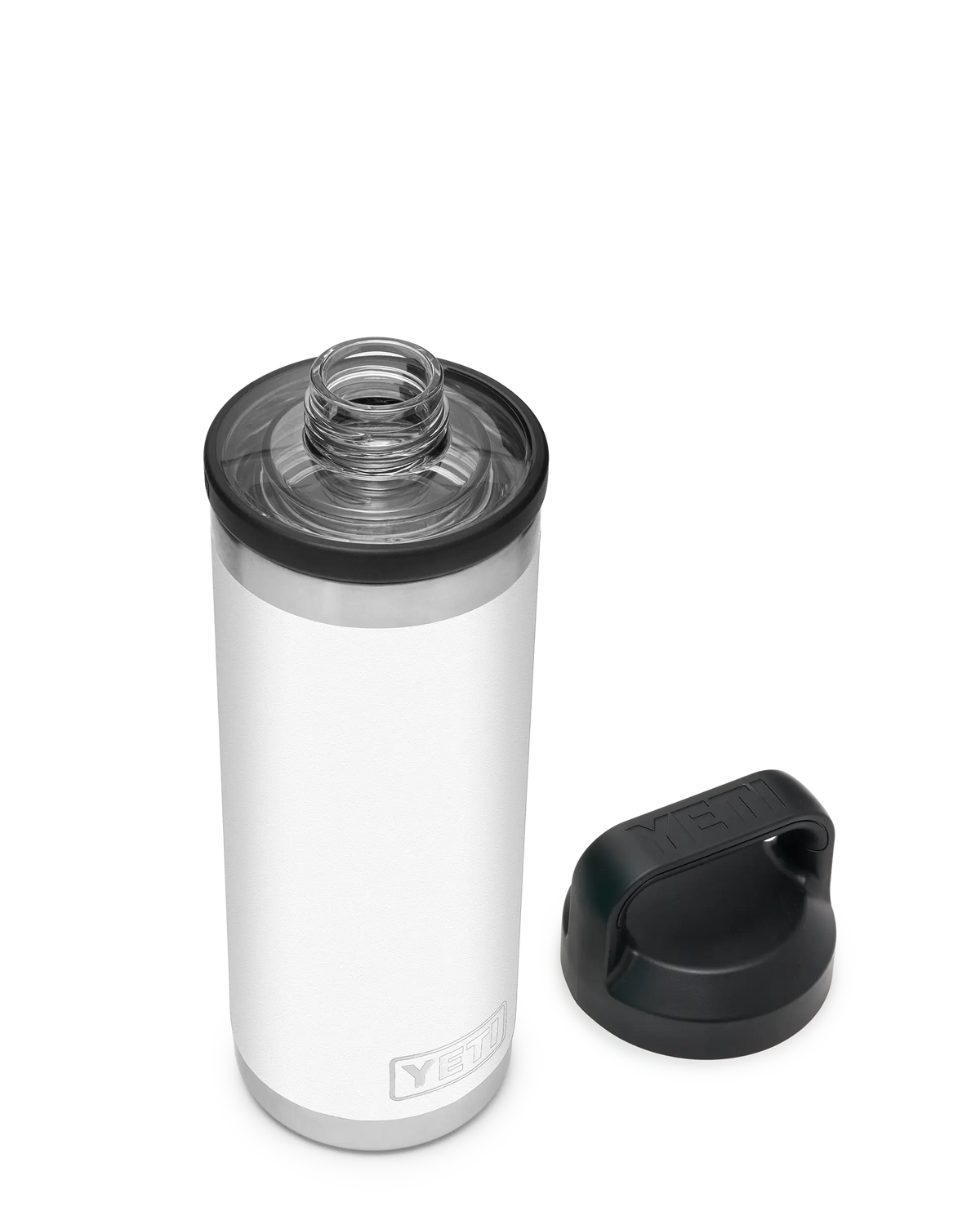 The Yeti Rambler 18oz Bottle with Chug Cap in White | Available at Anns Cottage