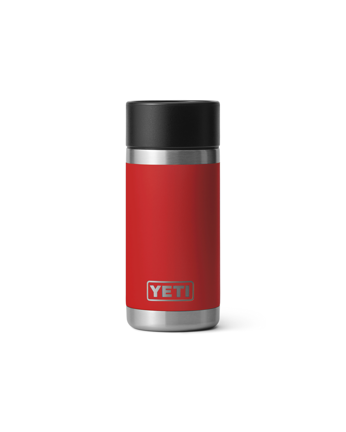 Rambler 12oz Bottle With Hot Shot Cap in Rescue Red