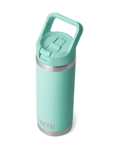 Rambler 18oz Straw Bottle in Seafoam
