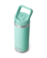 Rambler 18oz Straw Bottle in Seafoam