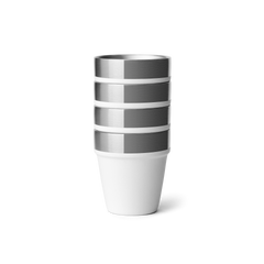 Rambler Shot Glasses in White