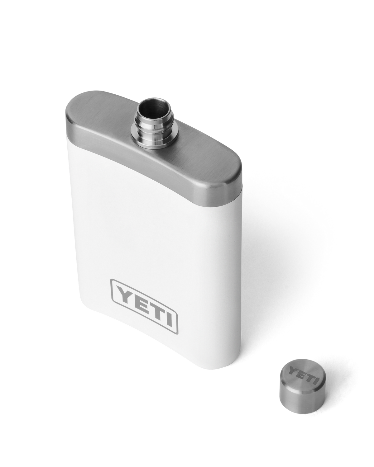 Rambler Flask in White