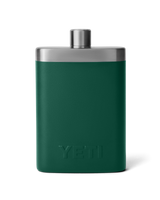 The Yeti Rambler Flask in Black Forest Green