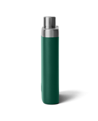 The Yeti Rambler Flask in Black Forest Green