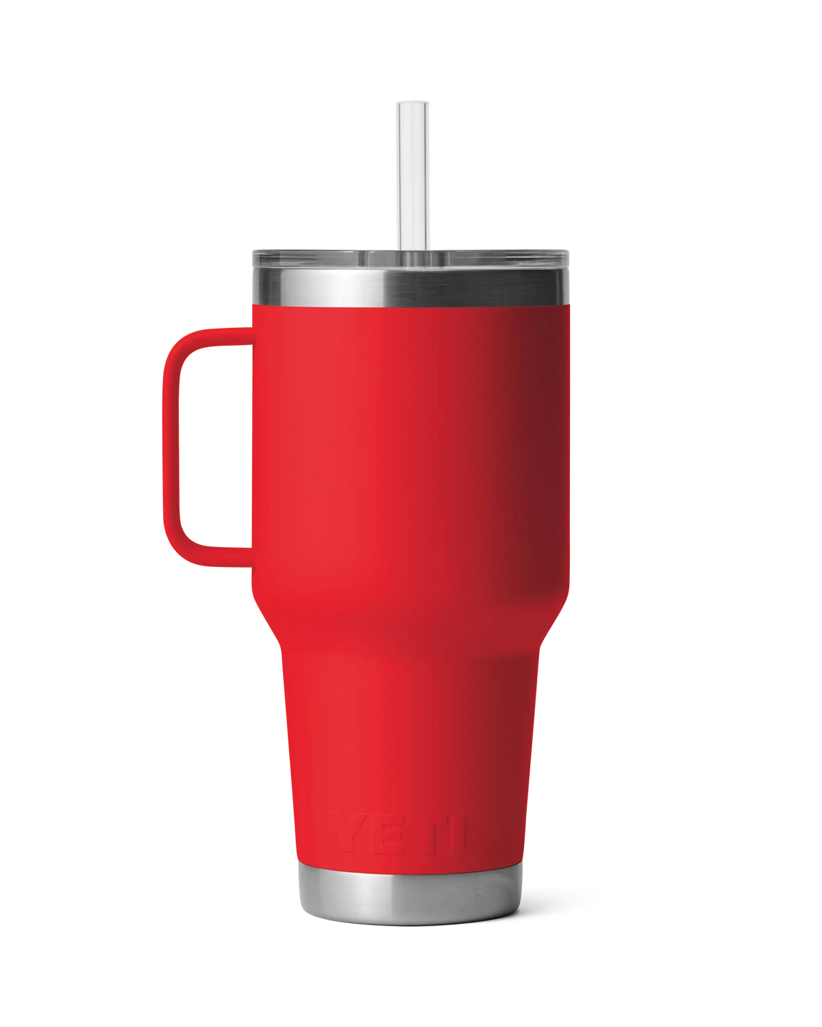 The Yeti Rambler 35oz Straw Mug in Rescue Red
