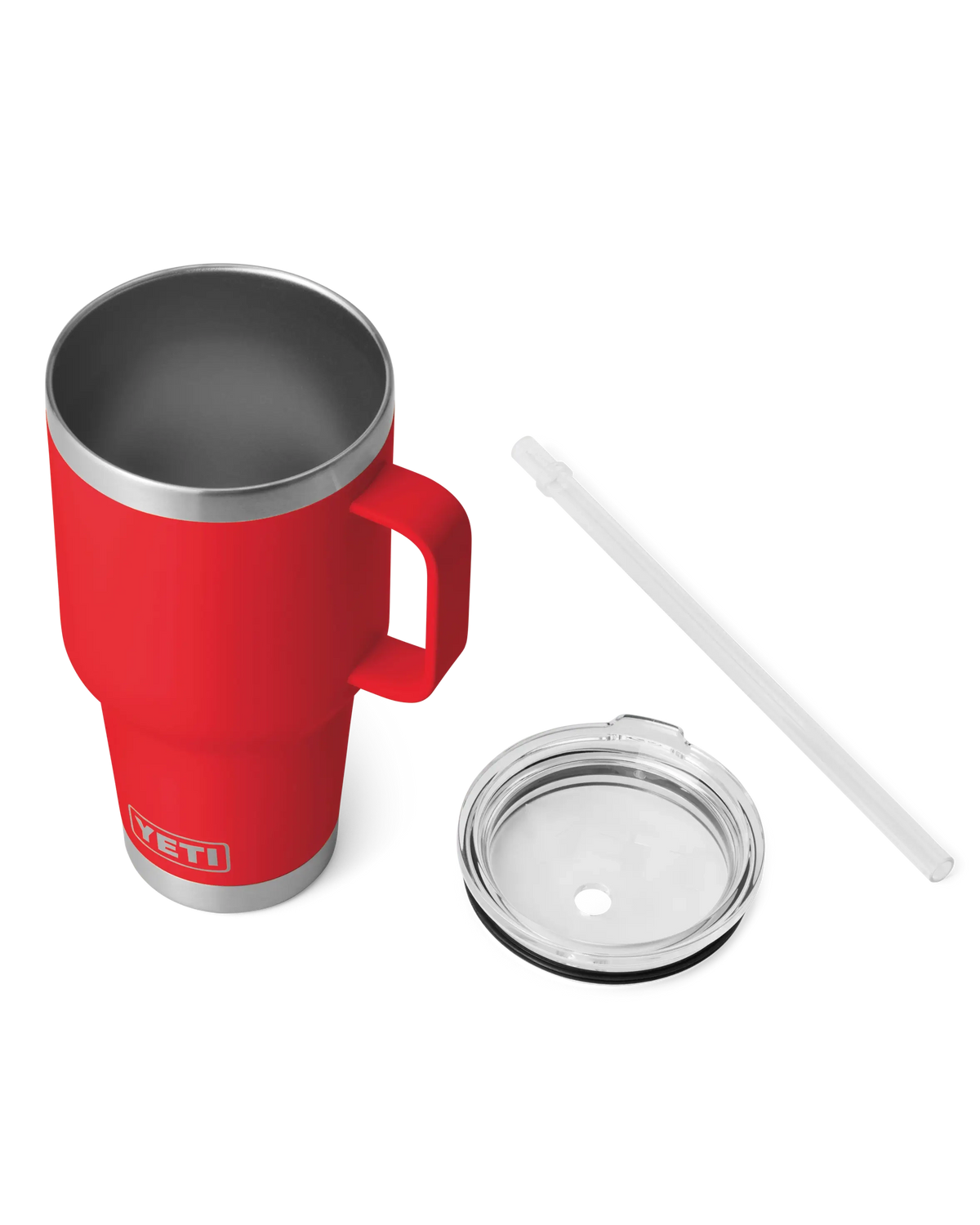 The Yeti Rambler 35oz Straw Mug in Rescue Red