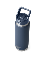 Rambler 26oz Bottle with Straw Cap in Navy