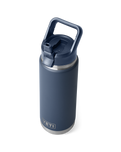 Rambler 26oz Bottle with Straw Cap in Navy