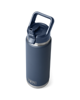Rambler 26oz Bottle with Straw Cap in Navy