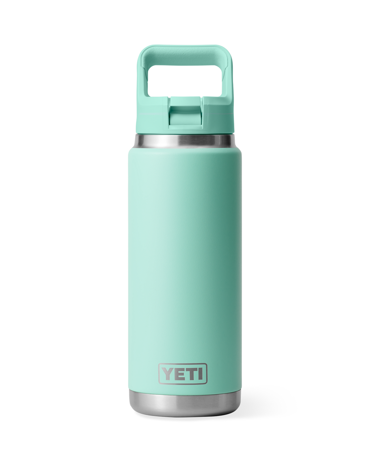 Rambler 26oz Bottle with Straw Cap in Seafoam