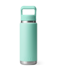 Rambler 26oz Bottle with Straw Cap in Seafoam