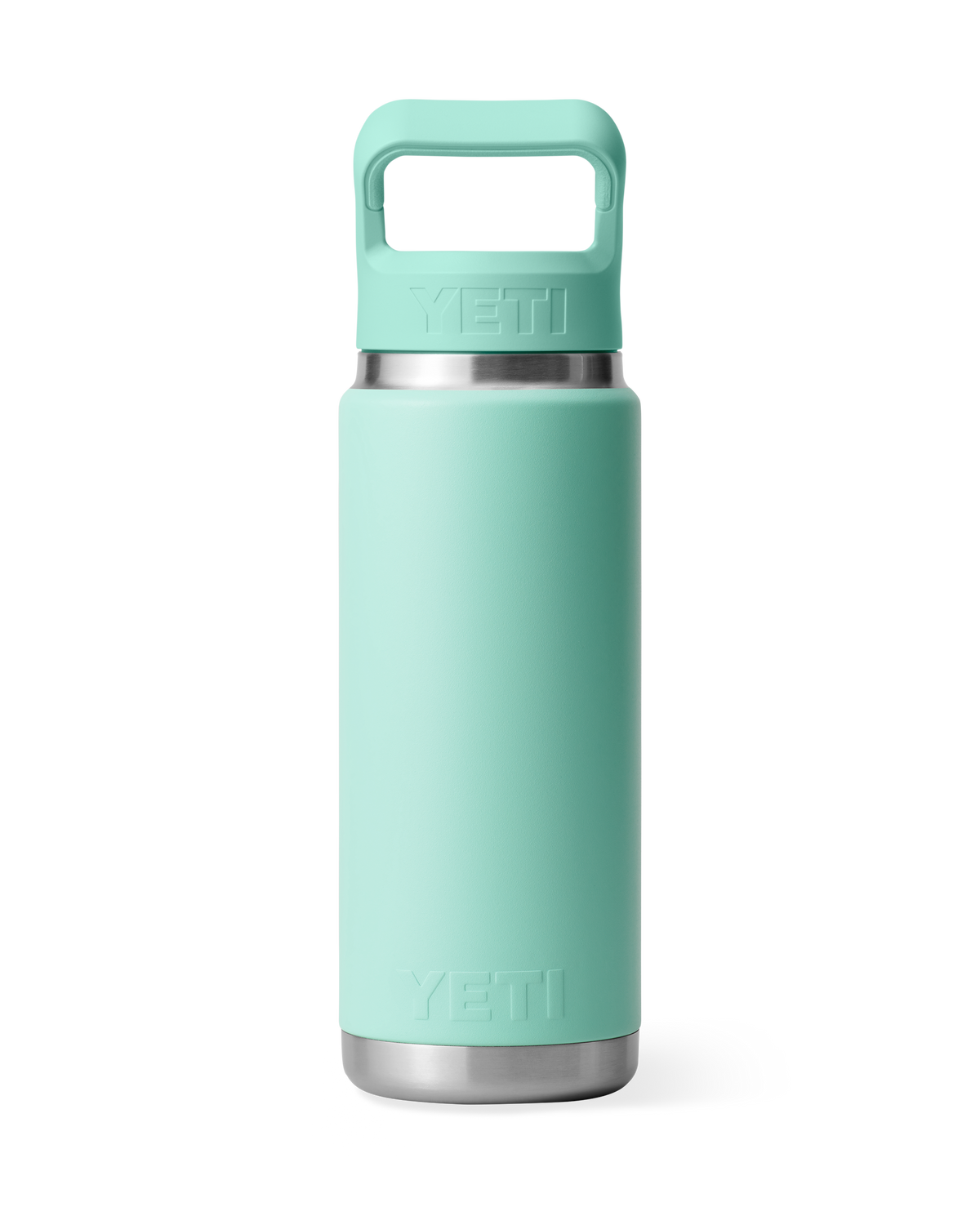 Rambler 26oz Bottle with Straw Cap in Seafoam
