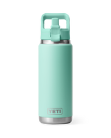 Rambler 26oz Bottle with Straw Cap in Seafoam