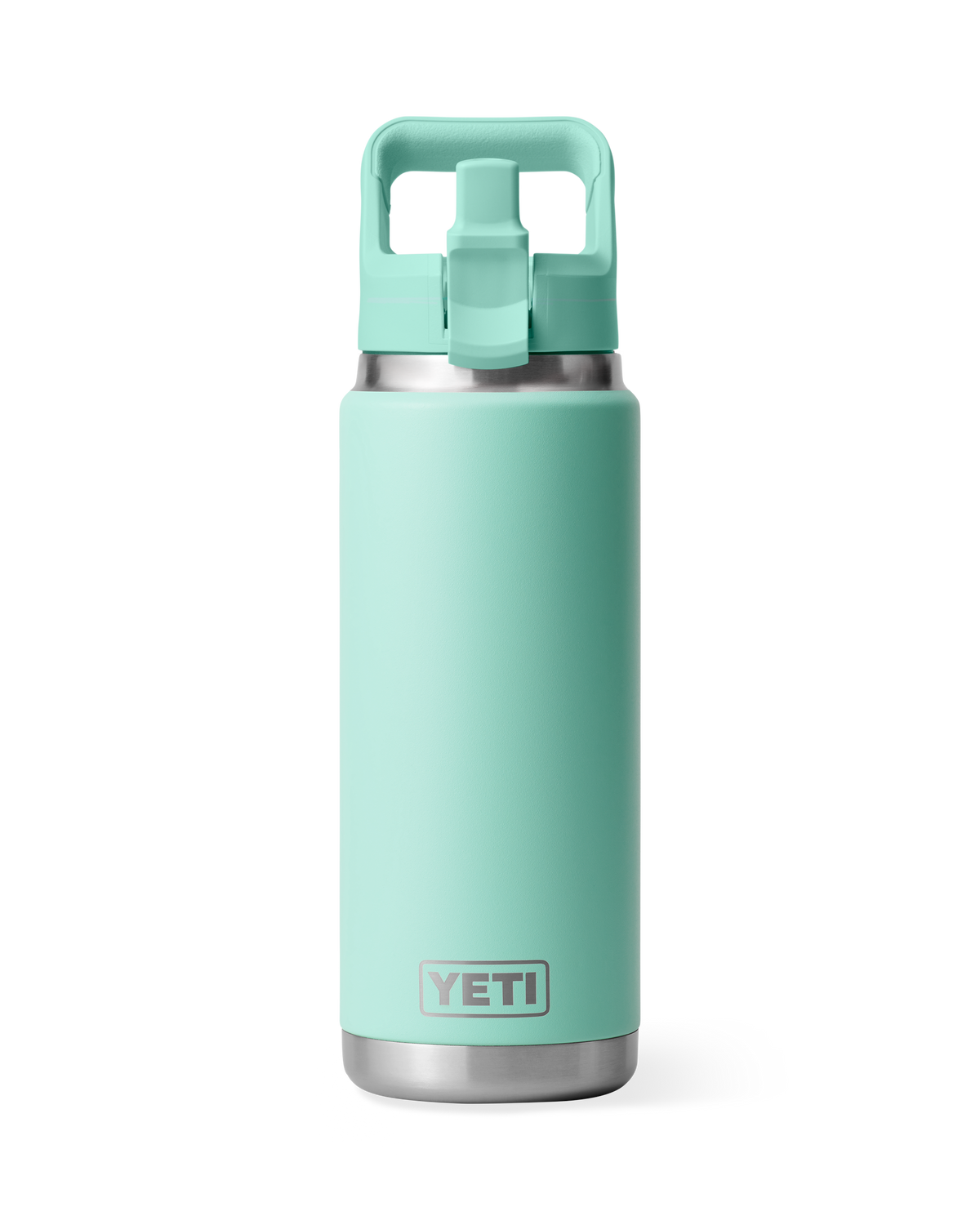 Rambler 26oz Bottle with Straw Cap in Seafoam