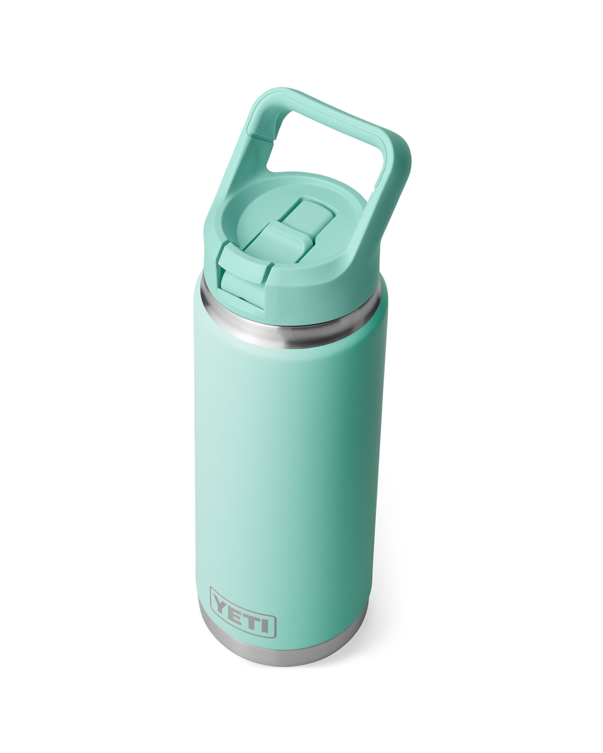 Rambler 26oz Bottle with Straw Cap in Seafoam