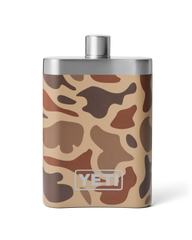The Yeti Rambler Flask in Wetlands Camo