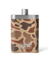 The Yeti Rambler Flask in Wetlands Camo