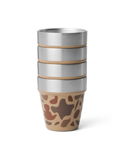 The Yeti Rambler Shot Glasses in Wetlands Camo